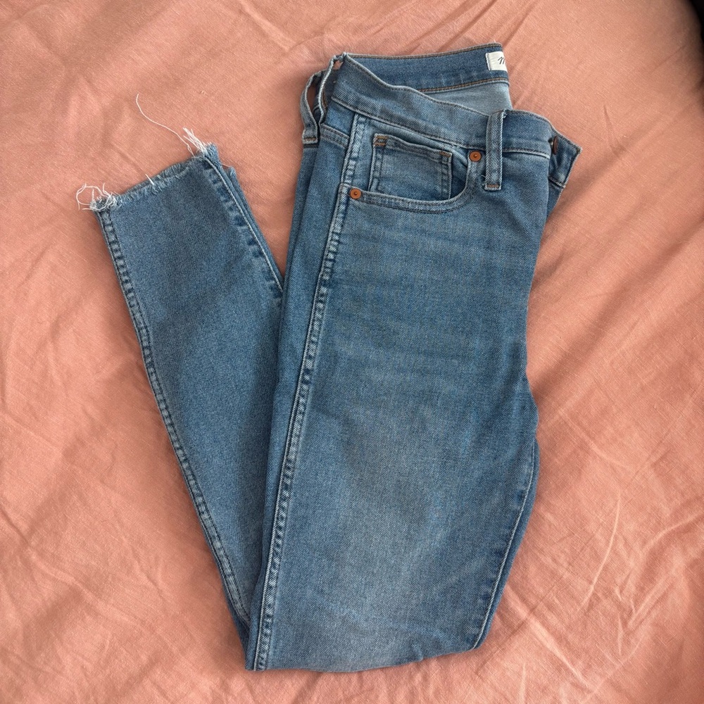 Madewell High Rise Blue Jeans